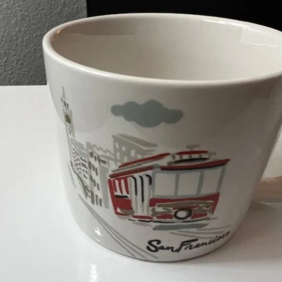 Set of 4 Pottery Barn Mugs - Picture 1 of 4